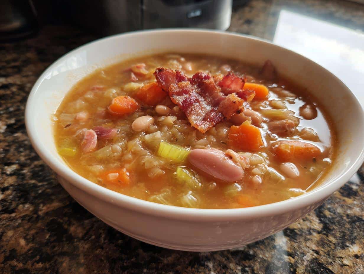 Hearty Bean Soup with Homemade Feel