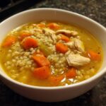 Hearty Chicken Barley Soup
