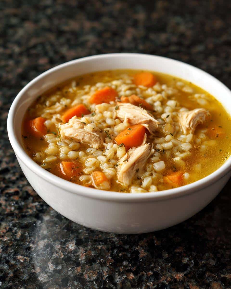 Hearty Chicken Barley Soup - detail 2