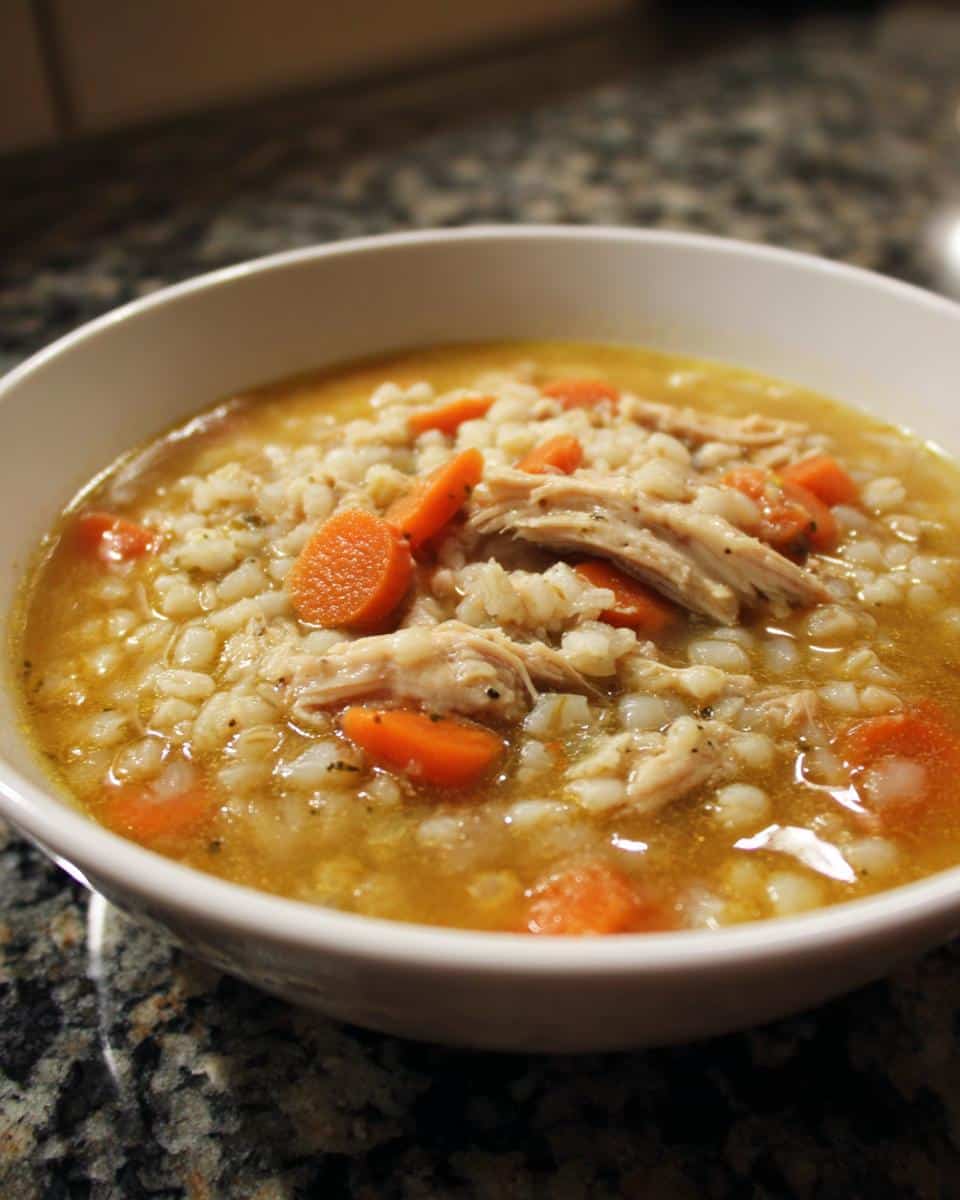 Hearty Chicken Barley Soup - detail 3