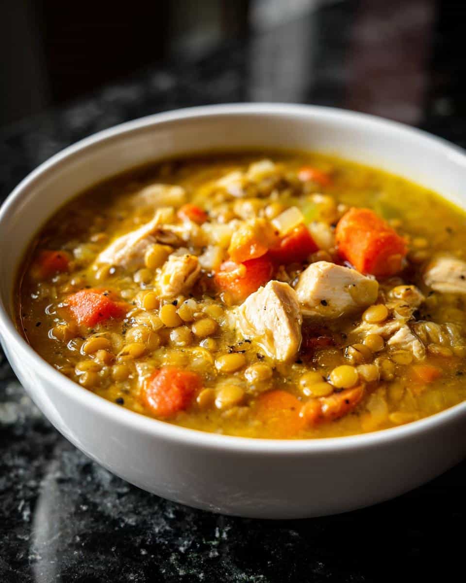 Hearty Chicken Lentil Soup - detail 2