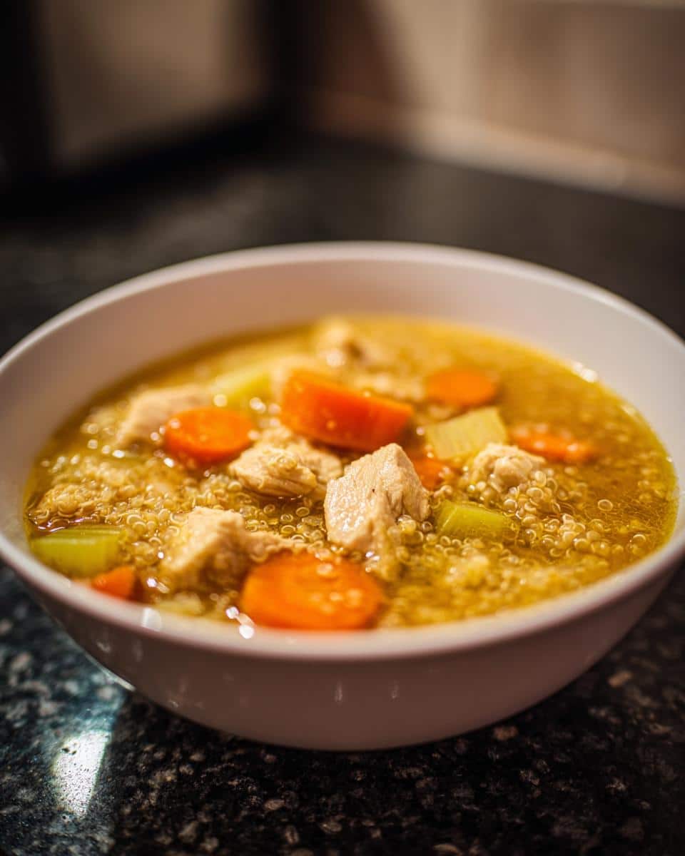 Hearty Chicken Quinoa Soup - detail 2