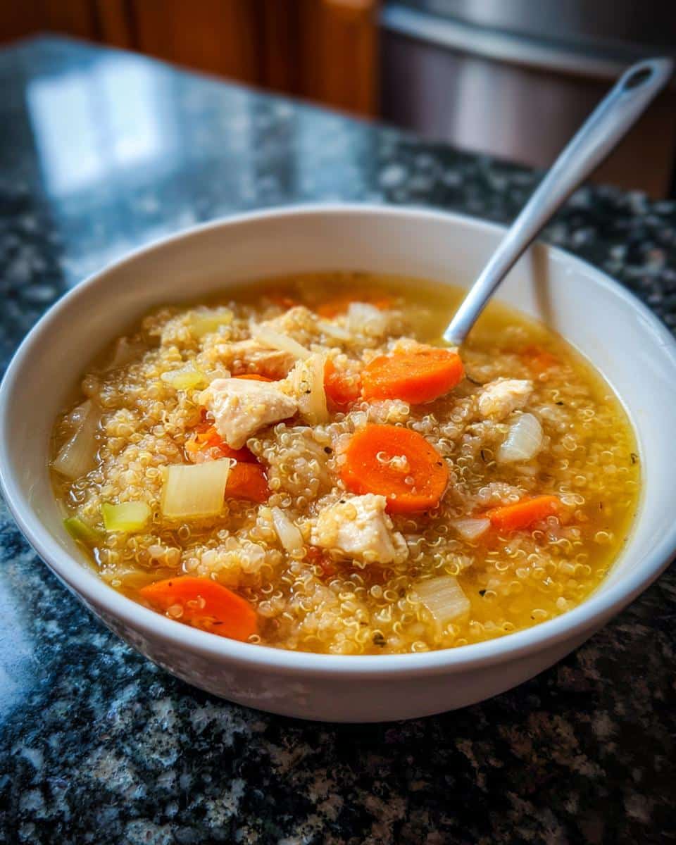 Hearty Chicken Quinoa Soup - detail 3