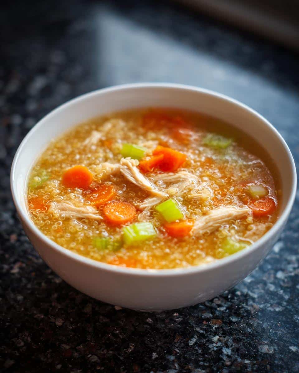 Hearty Chicken Quinoa Soup - detail 4