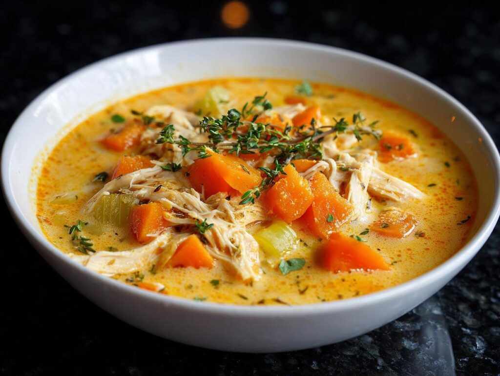 Instant Pot Creamy Chicken Soup