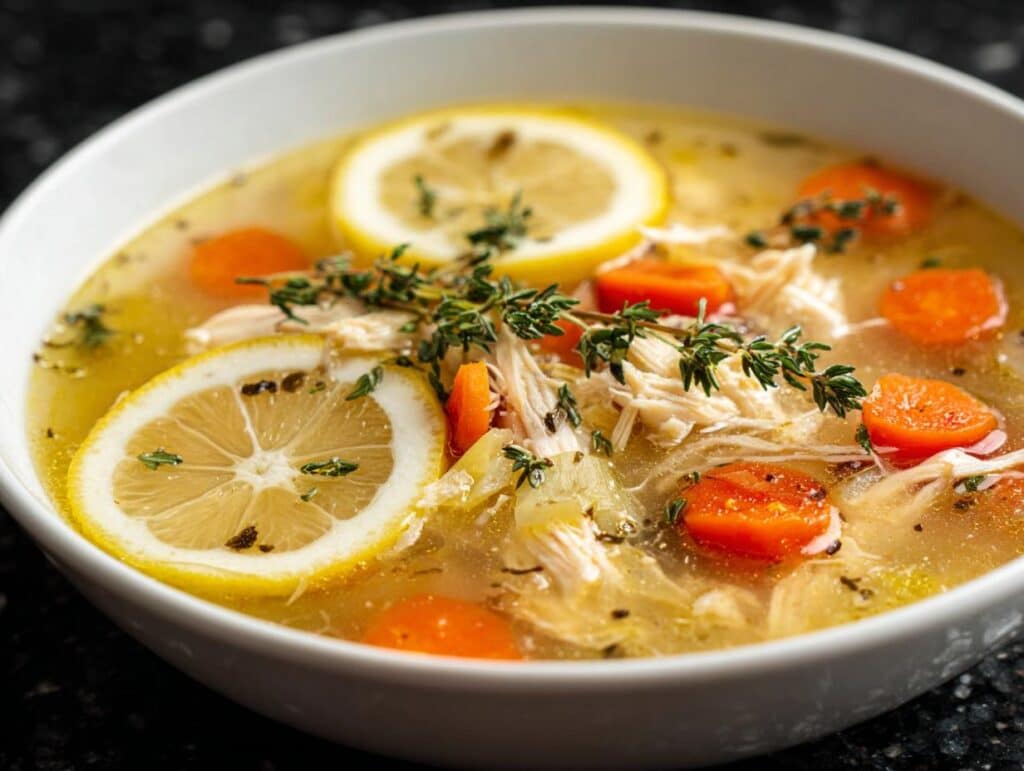 Instant Pot Lemon Chicken Soup