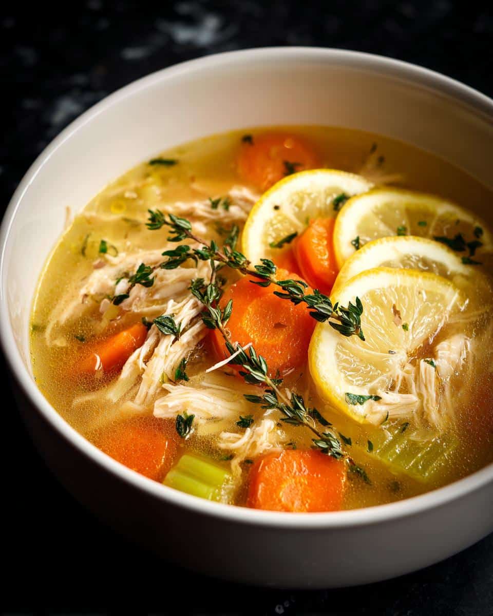 Instant Pot Lemon Chicken Soup - detail 2