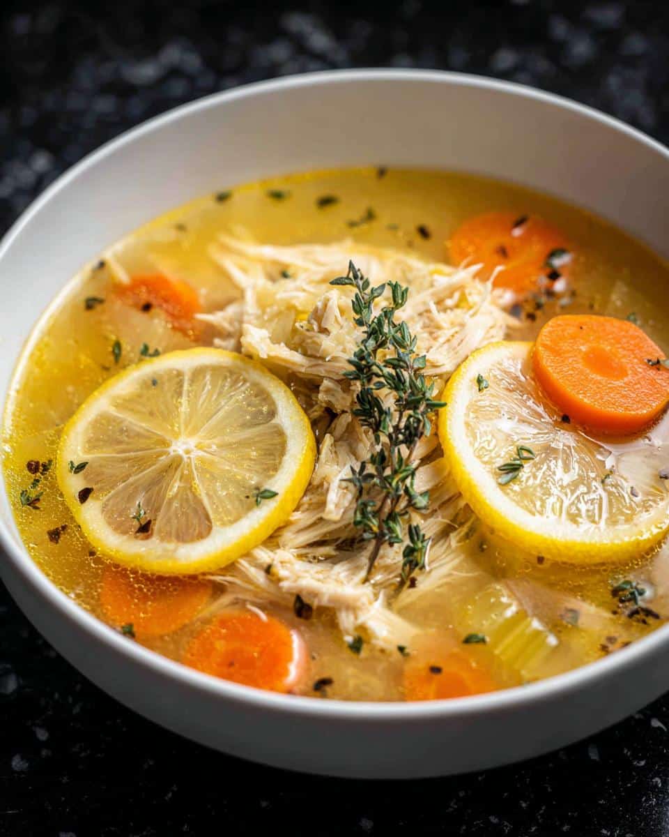 Instant Pot Lemon Chicken Soup - detail 3