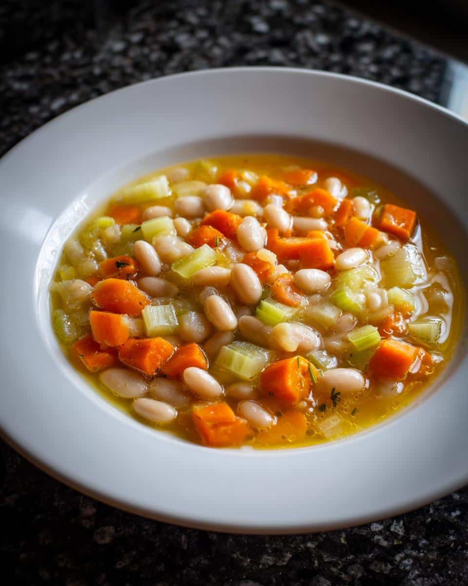 Italian Bean Soup with Olive Oil Finish - detail 1