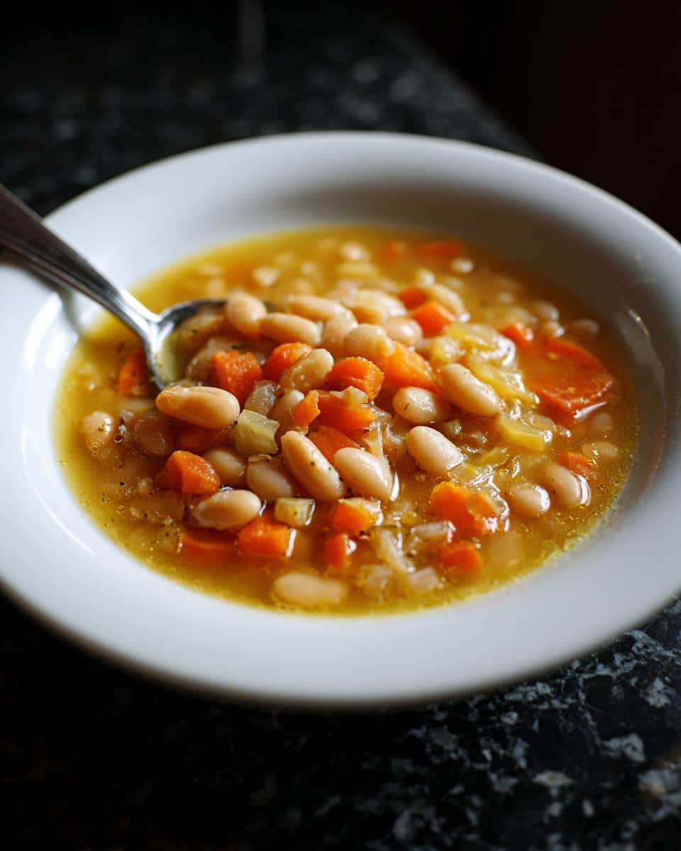 Italian Bean Soup with Olive Oil Finish - detail 3
