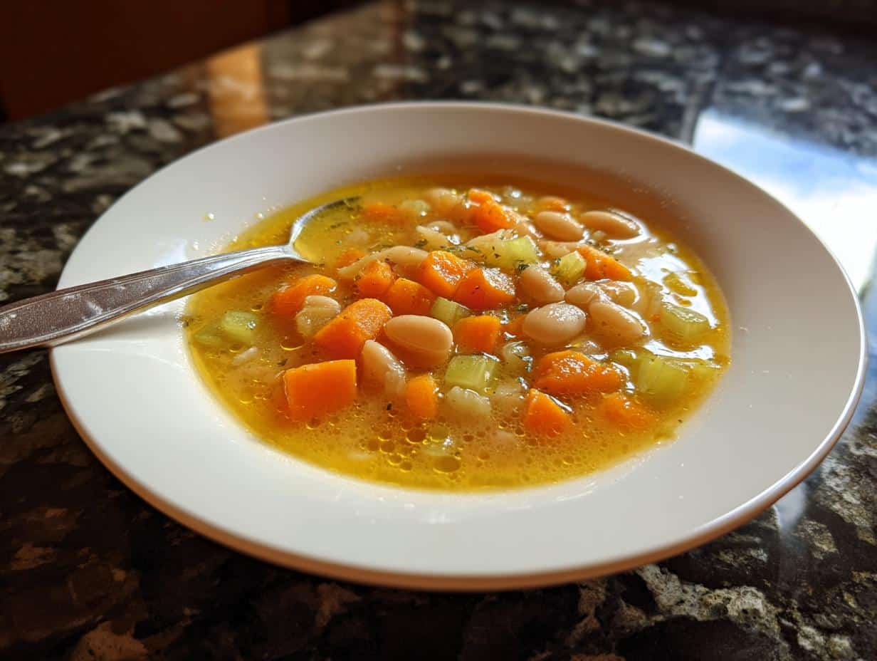 Italian Bean Soup with Olive Oil Finish
