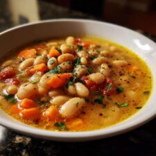 Hearty Italian-Inspired Bean Soup in Just 60 Minutes