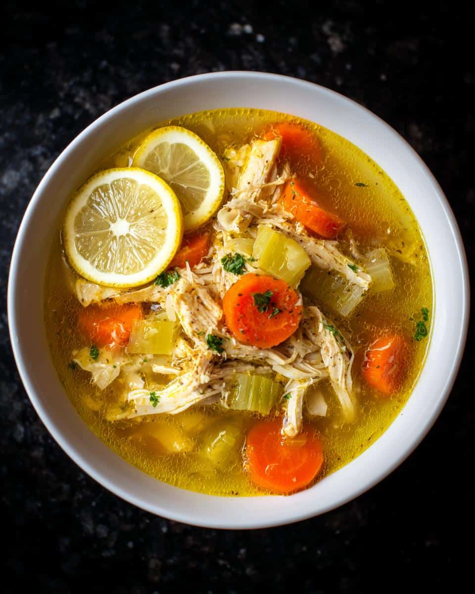 Lemon Ginger Immune Boost Chicken Soup - detail 4