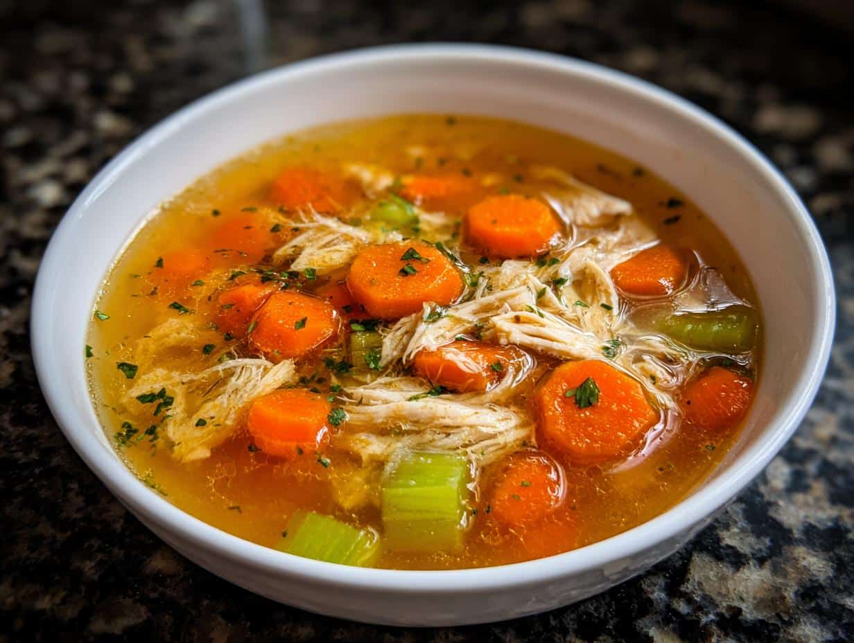 Lemon Herb Comfort Chicken Broth Bowl