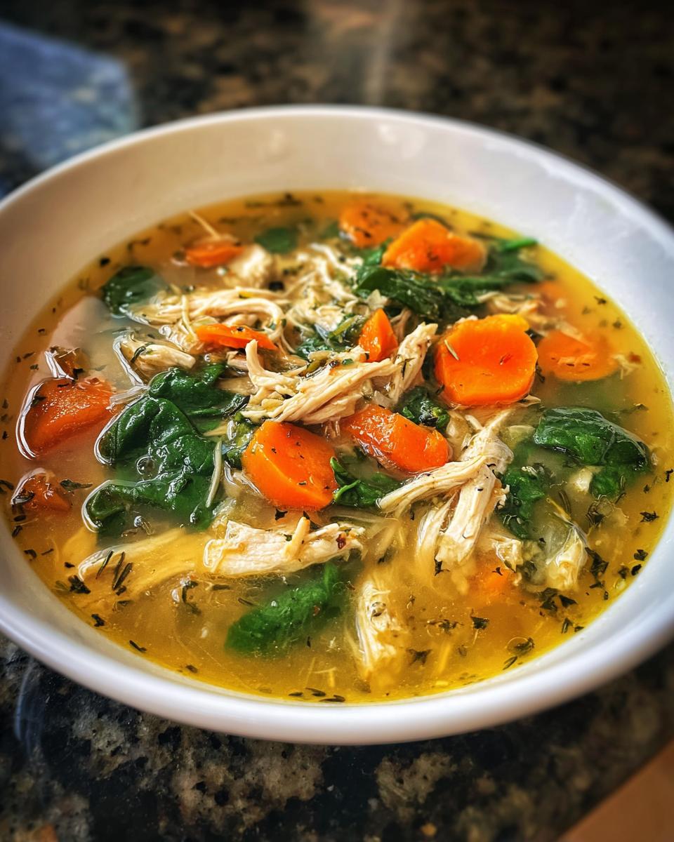 Lemon Rosemary Chicken Soup - detail 3