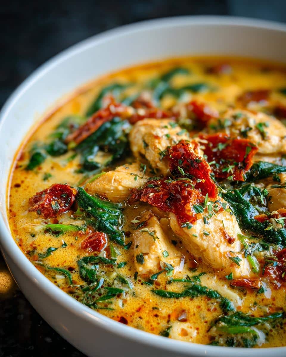 Marry Me Creamy Tuscan Chicken Soup - detail 1