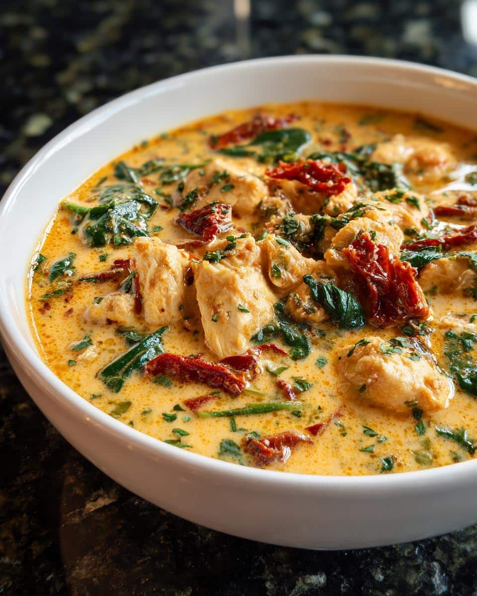 Marry Me Creamy Tuscan Chicken Soup - detail 2