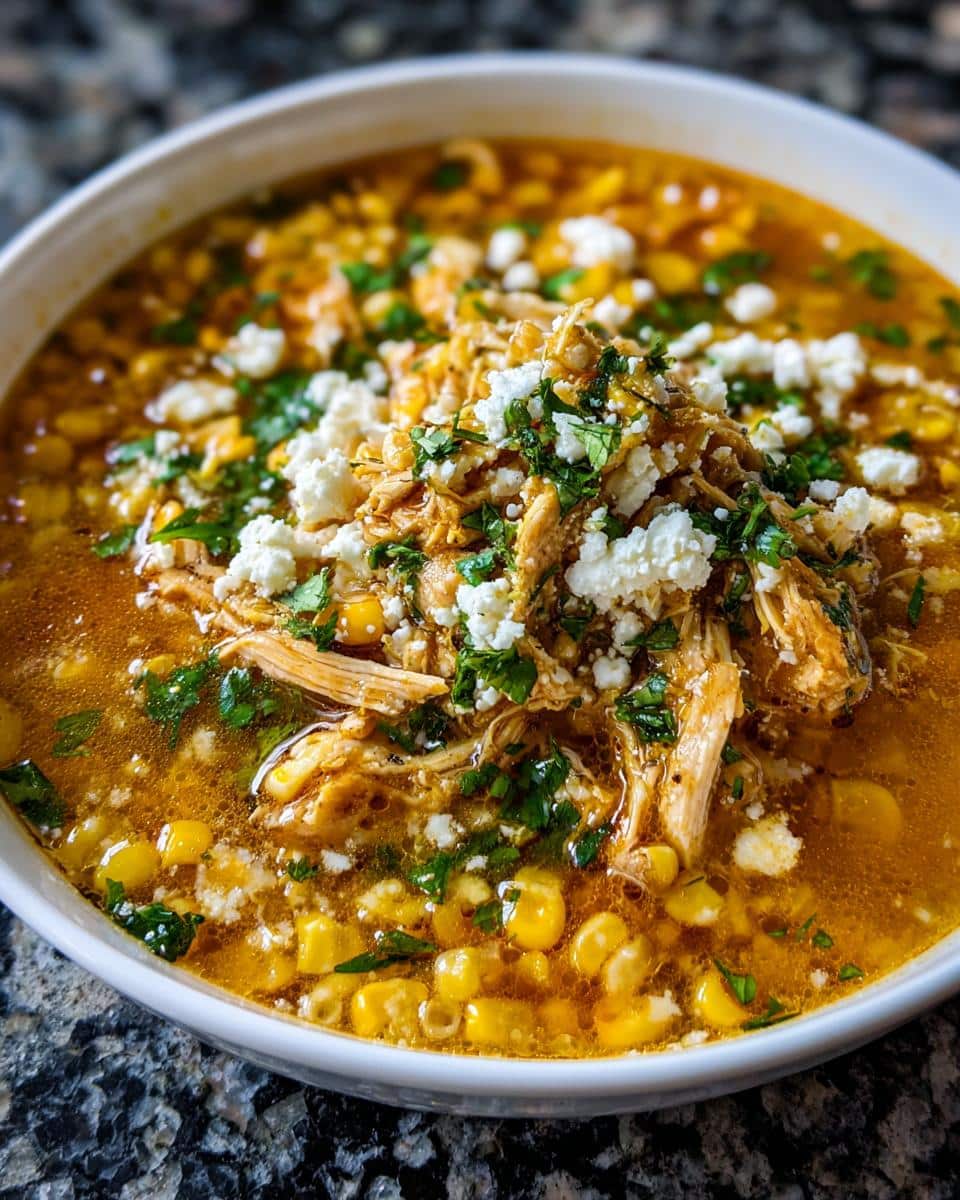 Mexican Street Corn Chicken Soup - detail 1