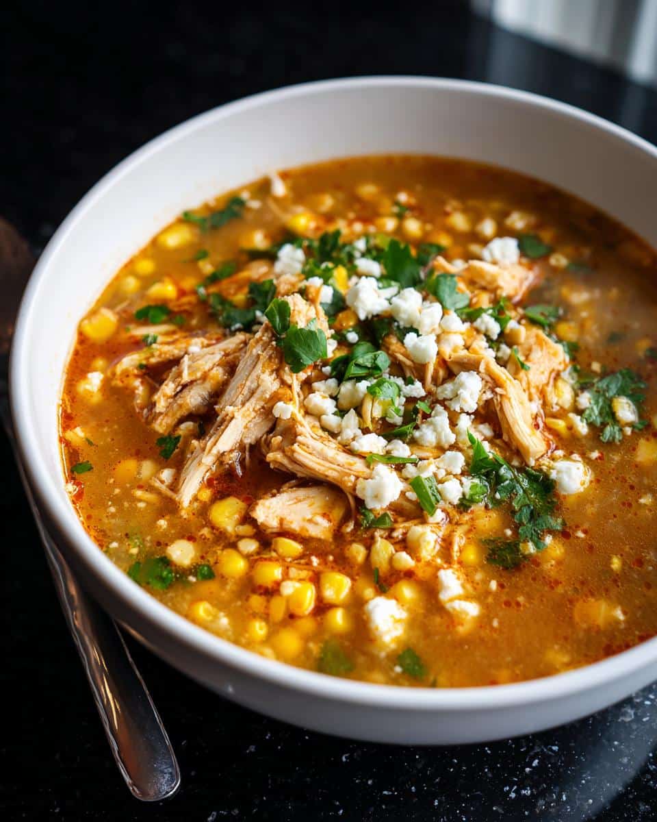 Mexican Street Corn Chicken Soup - detail 3