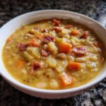 Navy Bean Soup with Traditional Flavor