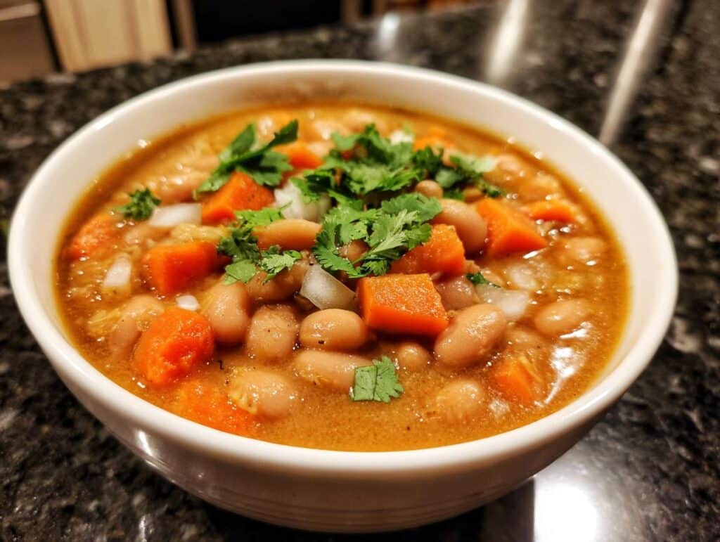 Pinto Bean Soup with Earthy Spices
