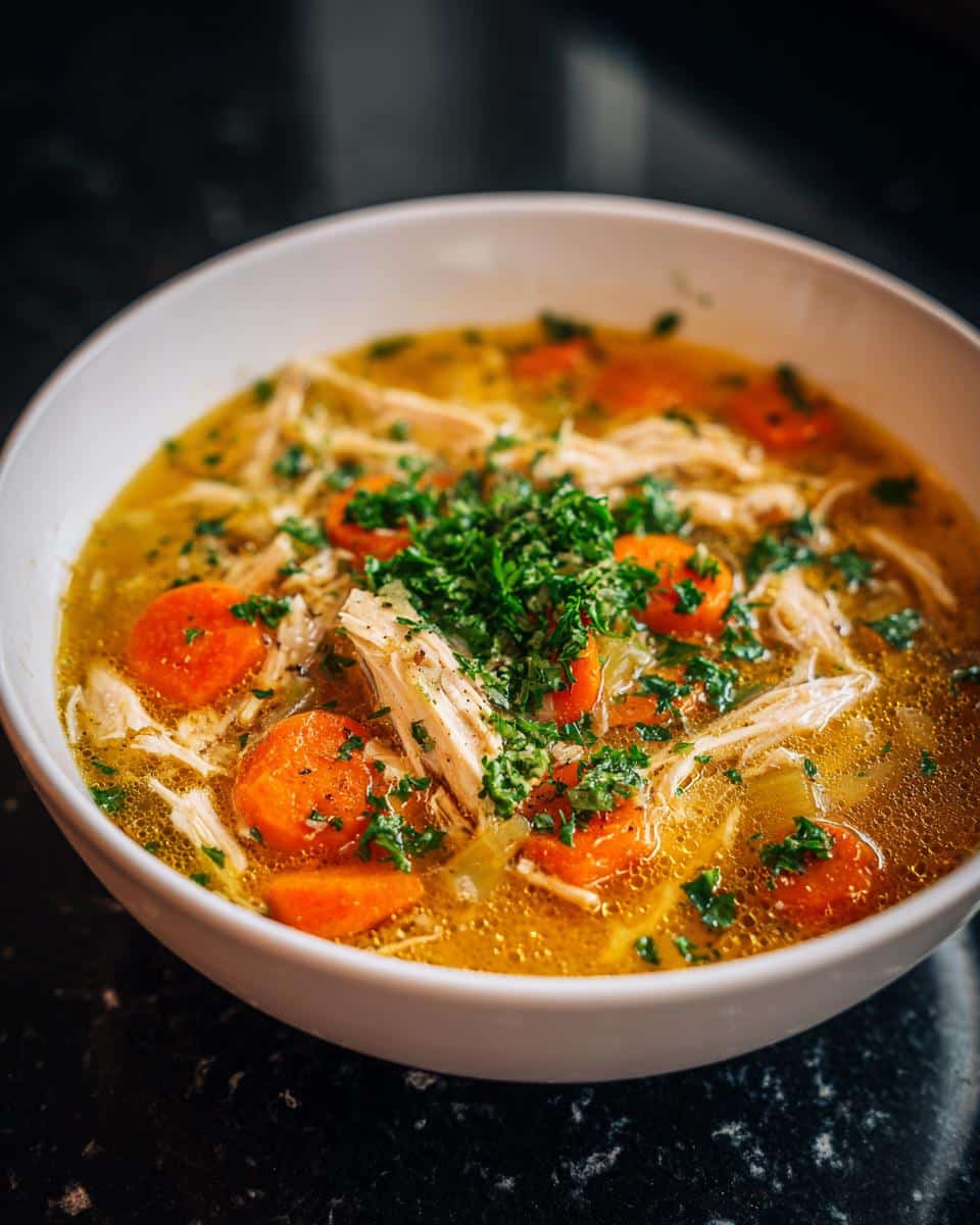 Roasted Garlic Chicken Soup - detail 1