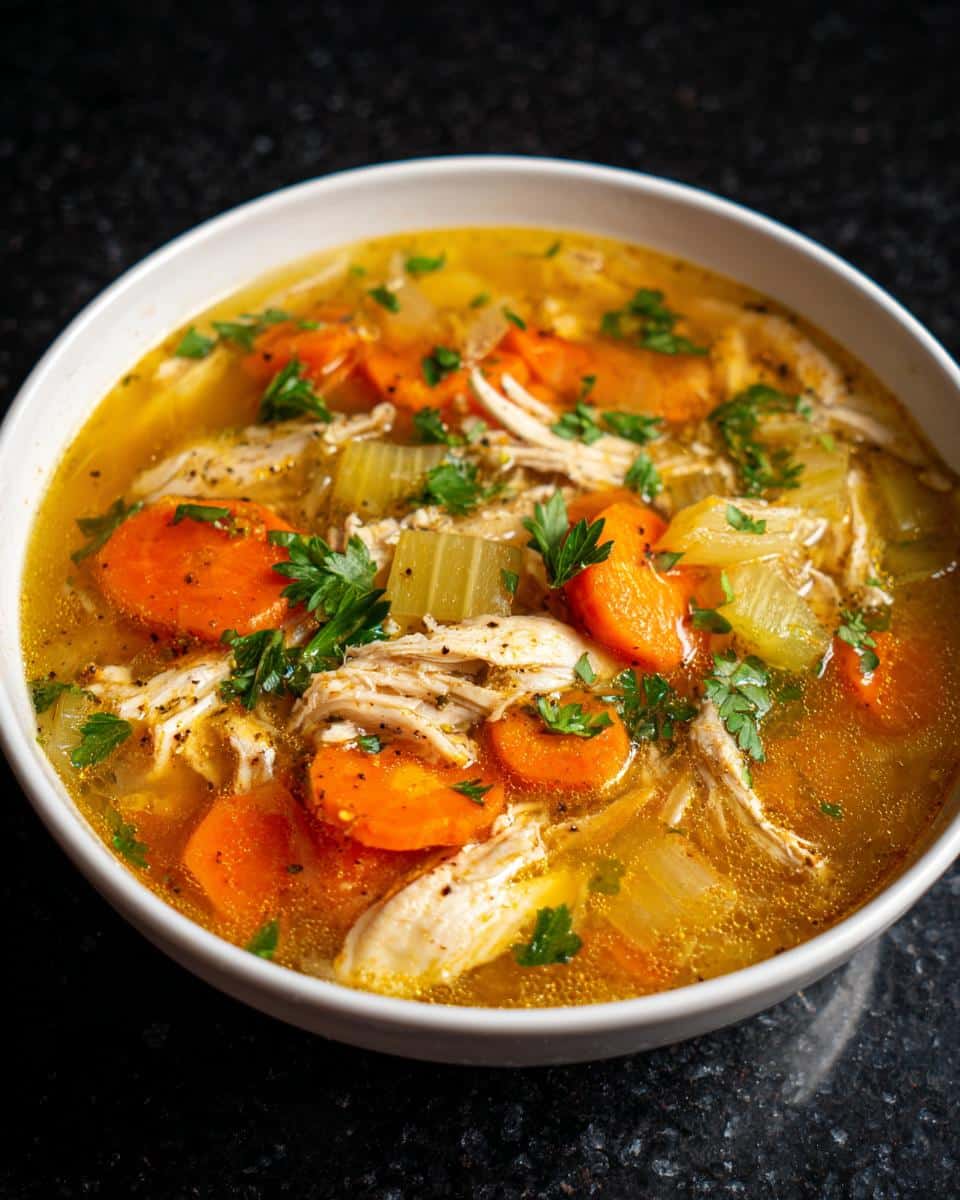 Roasted Garlic Chicken Soup - detail 2