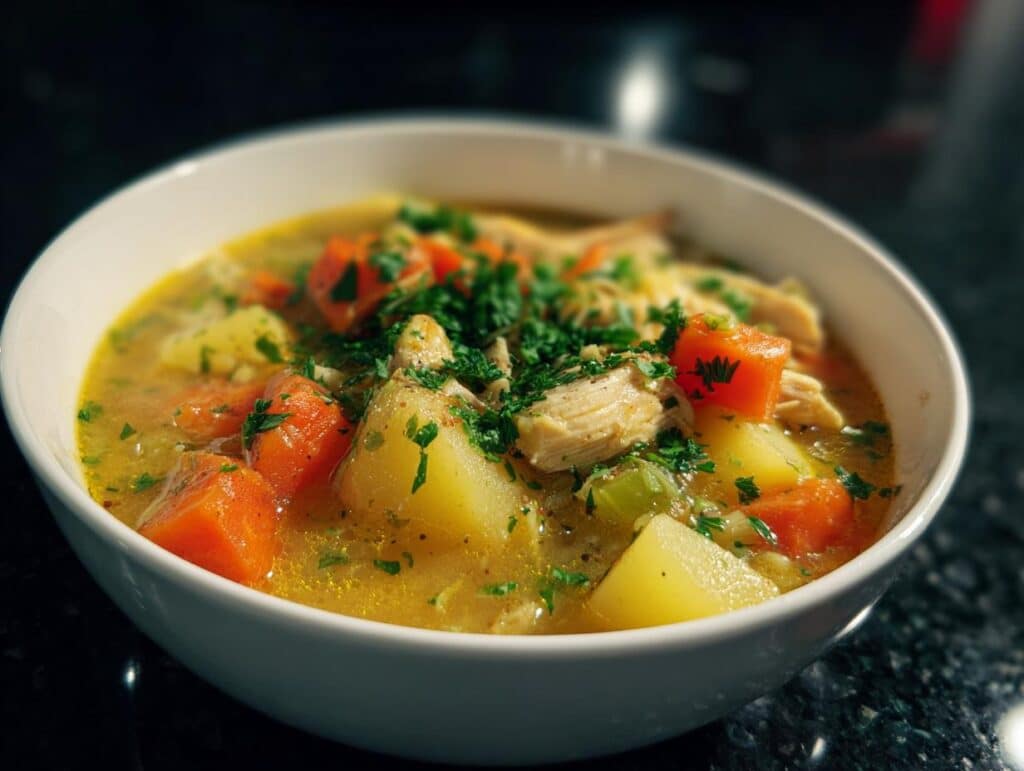 Rustic Chicken Vegetable Chowder