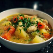 Hearty Rustic Chicken Vegetable Chowder in 35 Minutes Flat