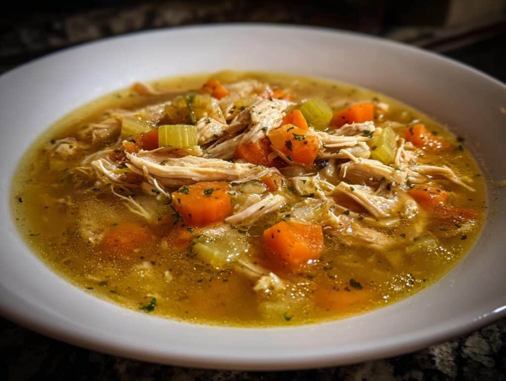 Rustic Farmhouse Chicken Stew Soup