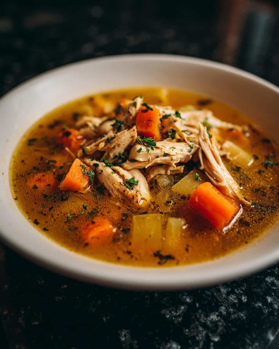 Rustic Farmhouse Chicken Stew Soup - detail 2