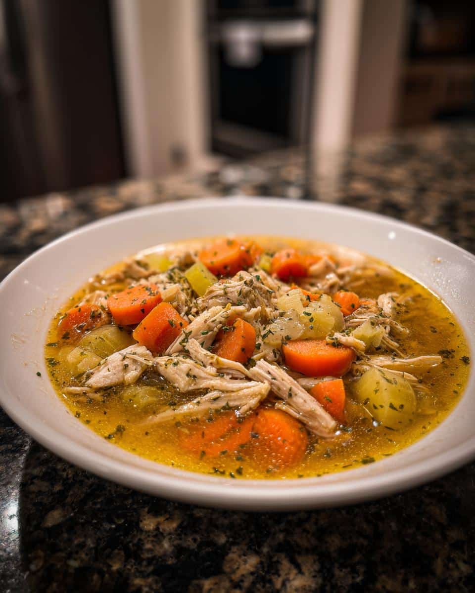 Rustic Farmhouse Chicken Stew Soup - detail 3
