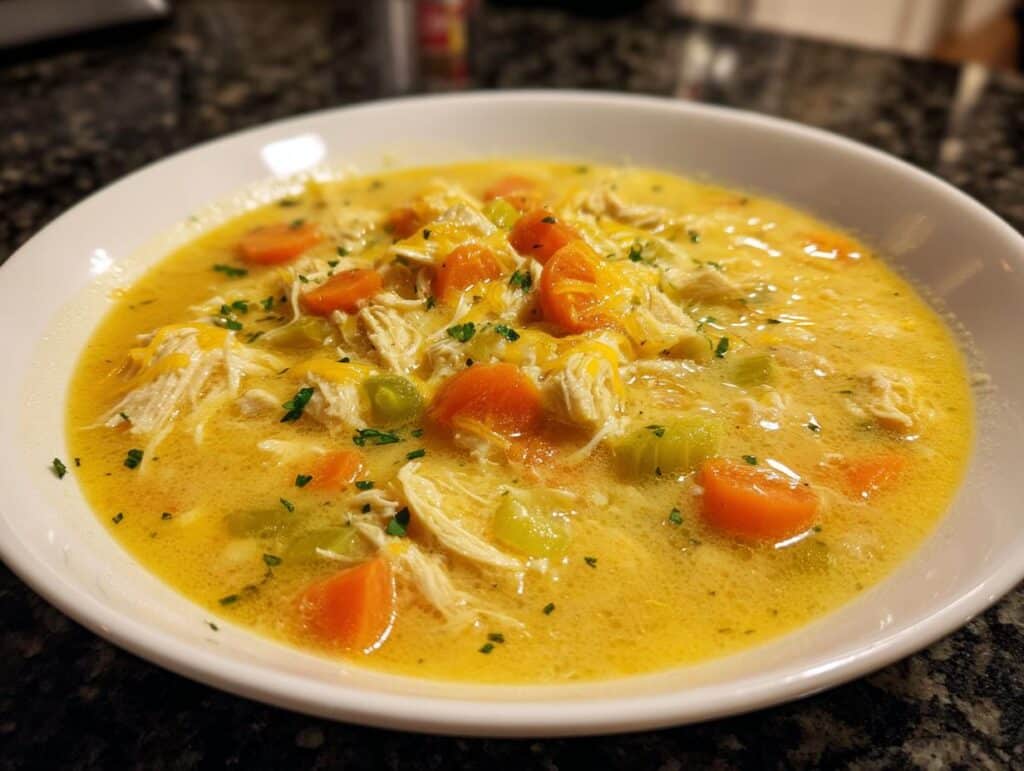 Slow Cooker Creamy Chicken Chowder