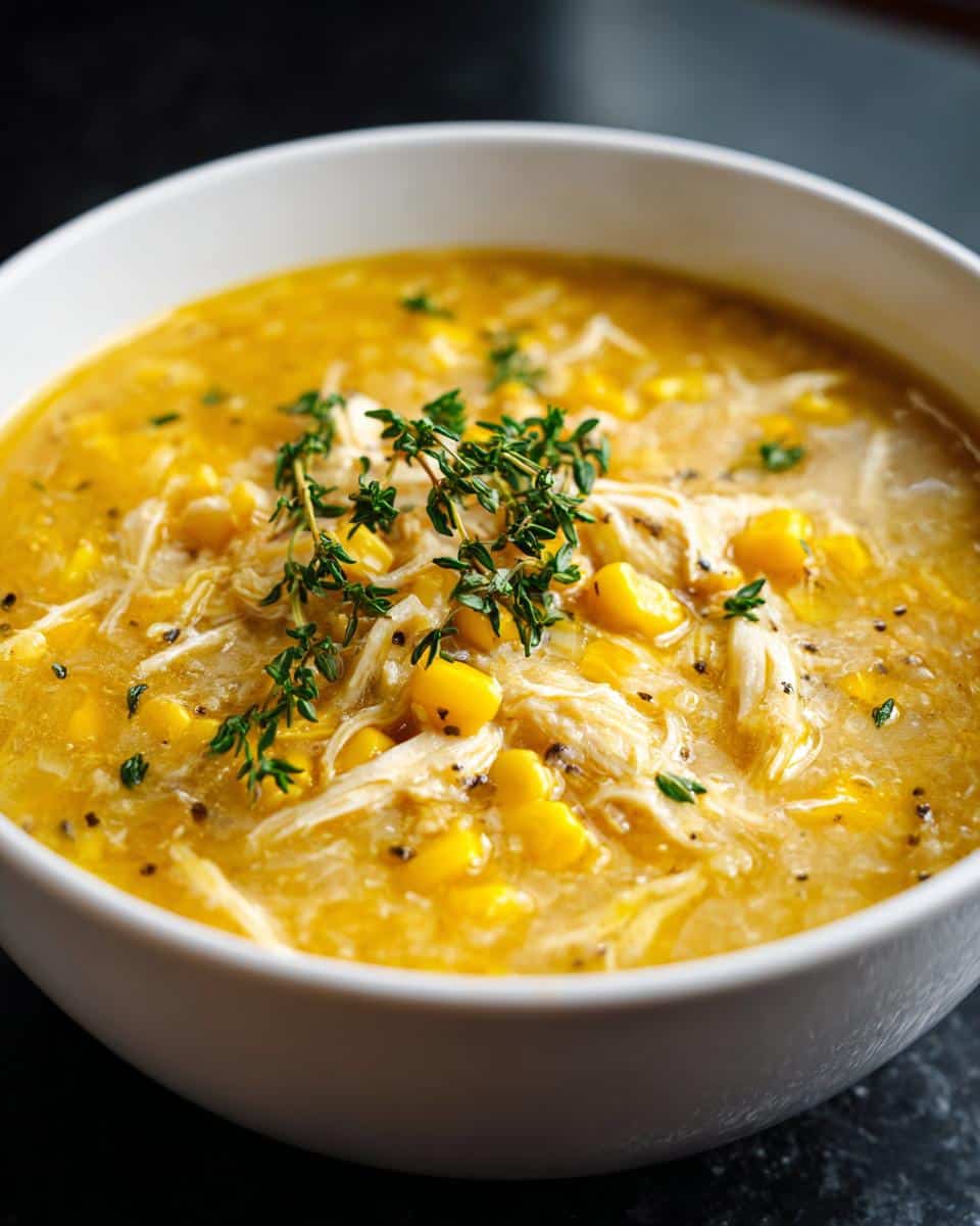 Slow Cooker Creamy Corn Chicken Soup - detail 4
