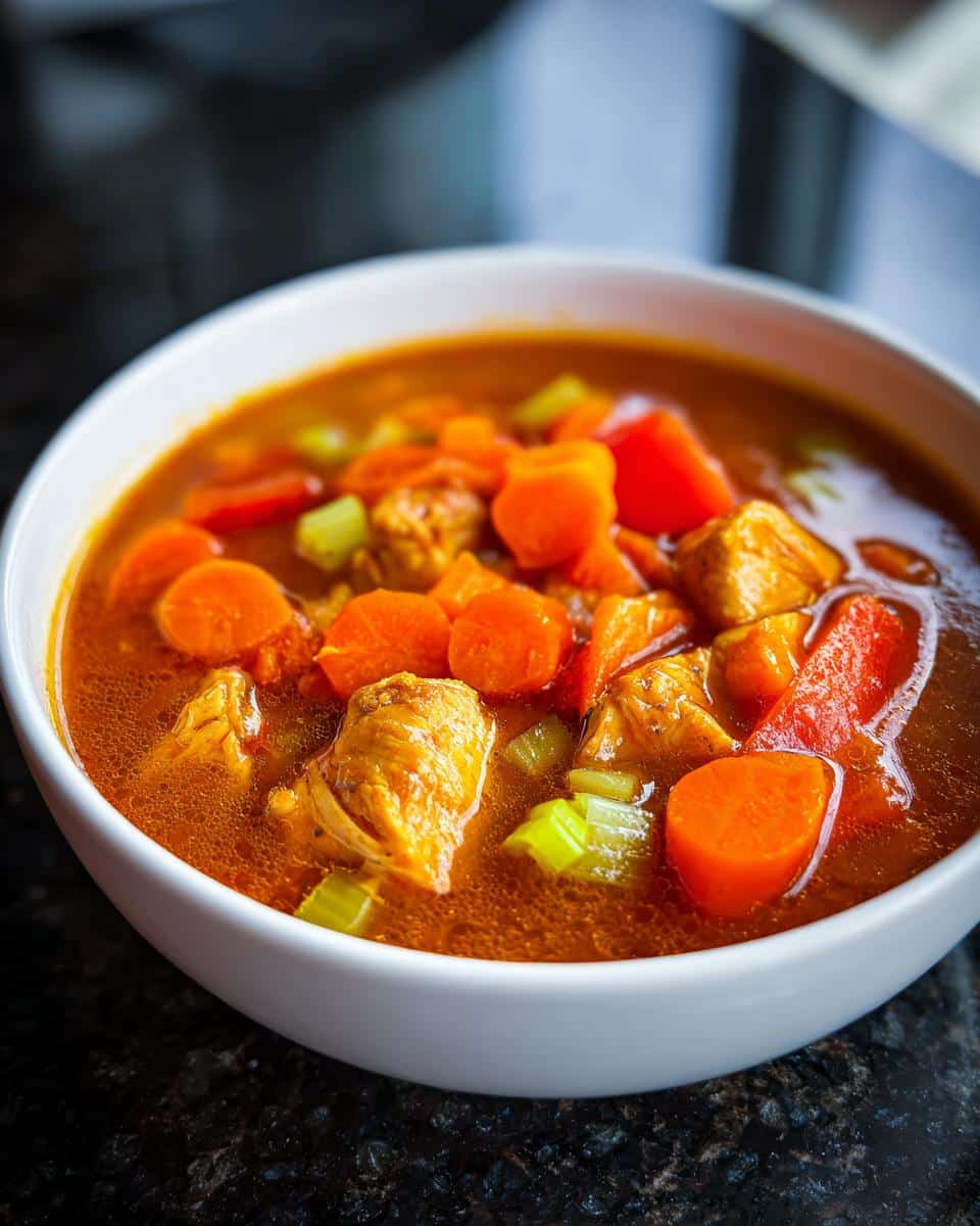 Smoky BBQ Chicken Soup - detail 1