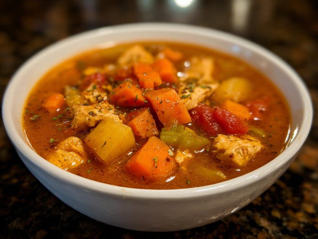 Smoky BBQ Chicken Soup