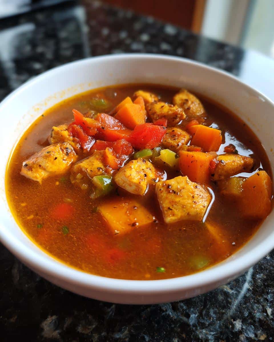 Smoky BBQ Chicken Soup - detail 4