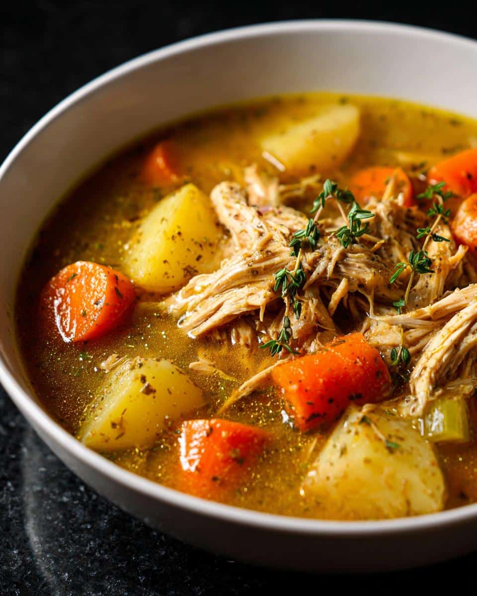 Southern Style Chicken Stew Soup - detail 4