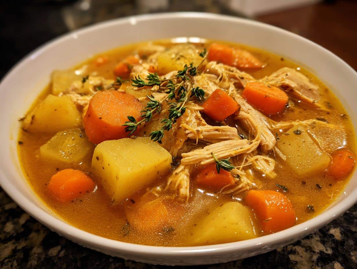 Southern Style Chicken Stew Soup