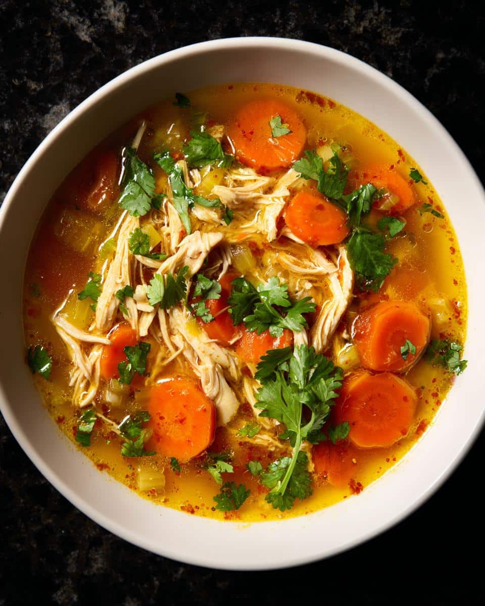 Spicy Sriracha Chicken Soup Bowl - detail 4