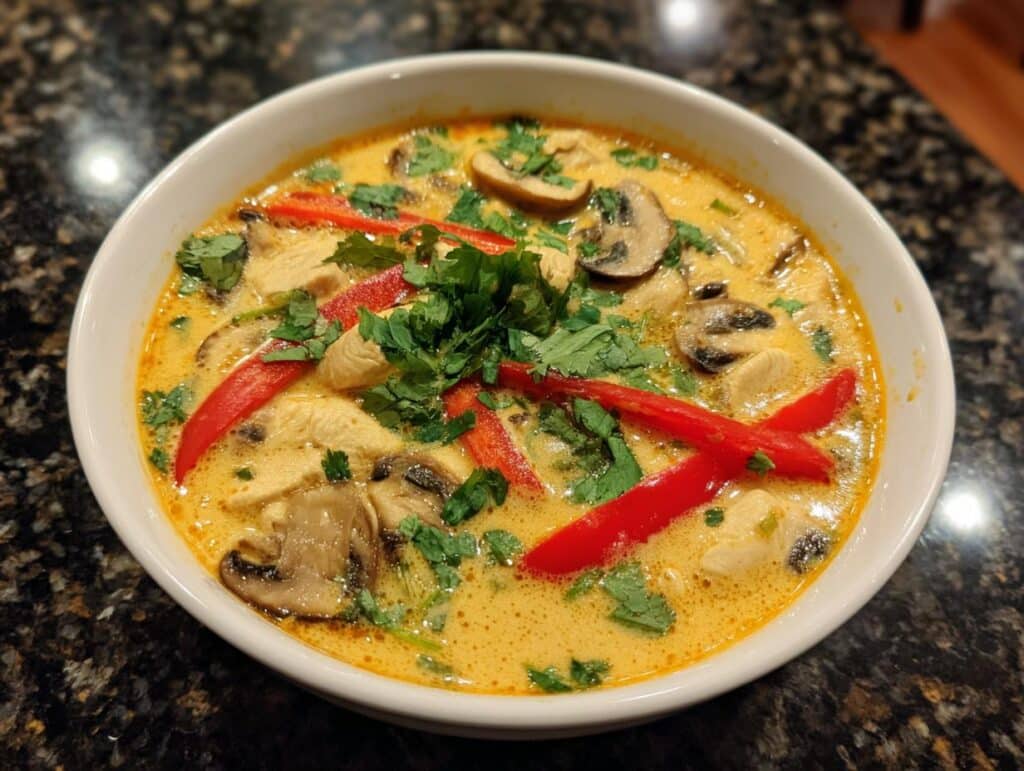 Thai Coconut Lime Chicken Soup