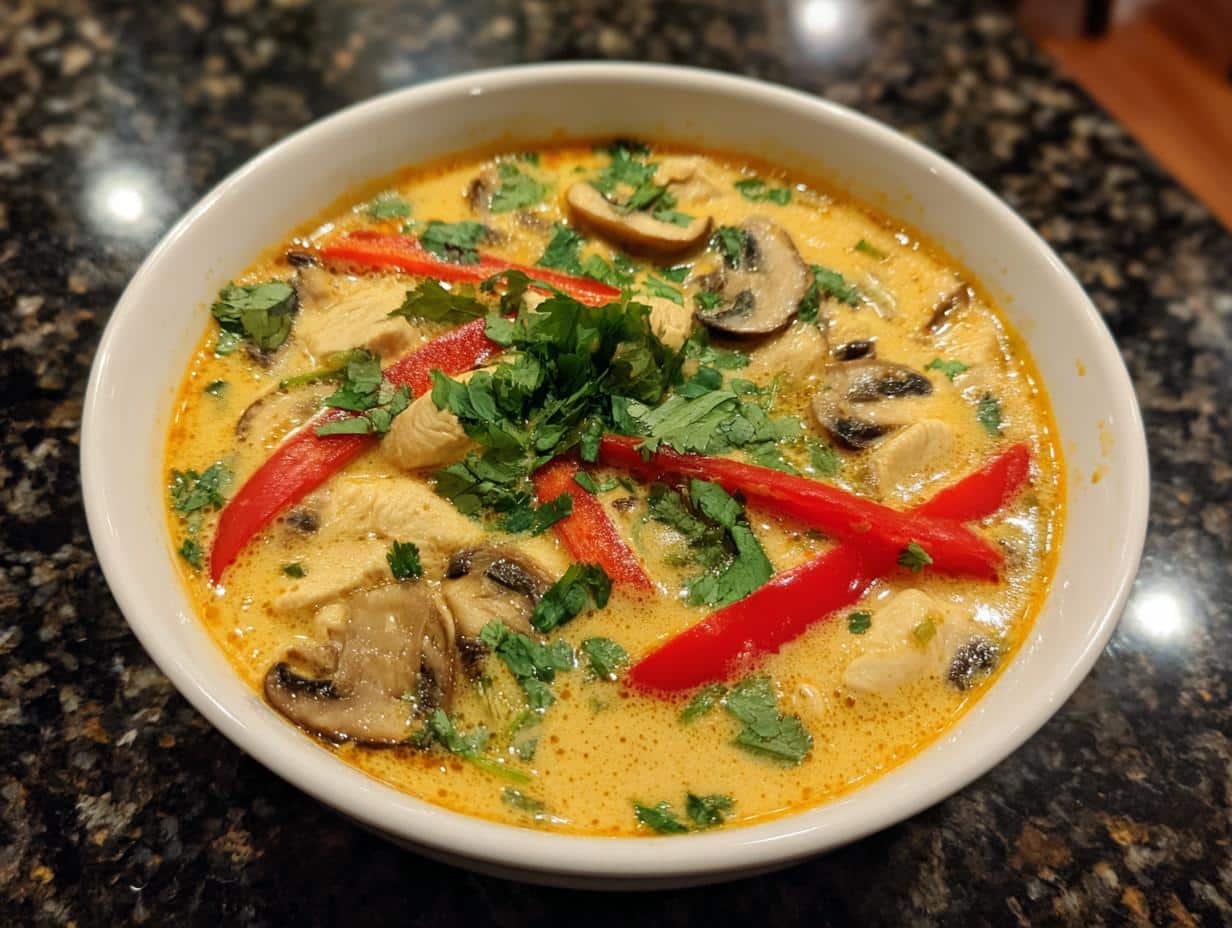 Thai Coconut Lime Chicken Soup