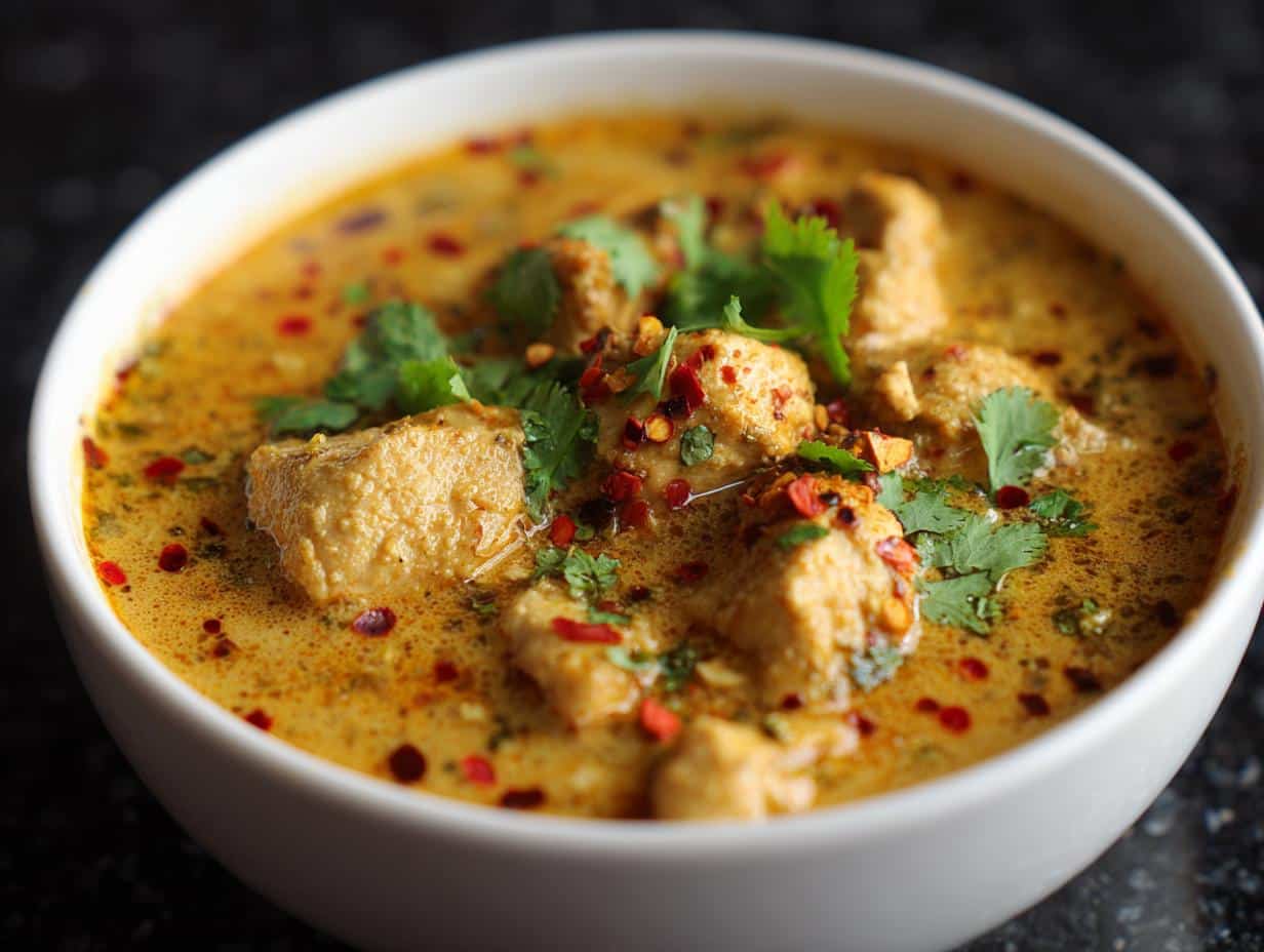 Thai Peanut Chicken Soup