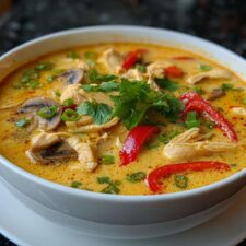 30-Minute Thai Spicy Coconut Chicken Soup That Heals