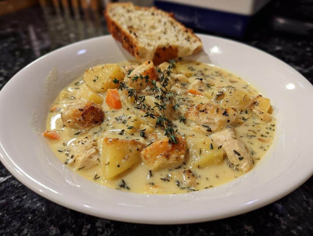 Thick Creamy Chicken Potato Soup