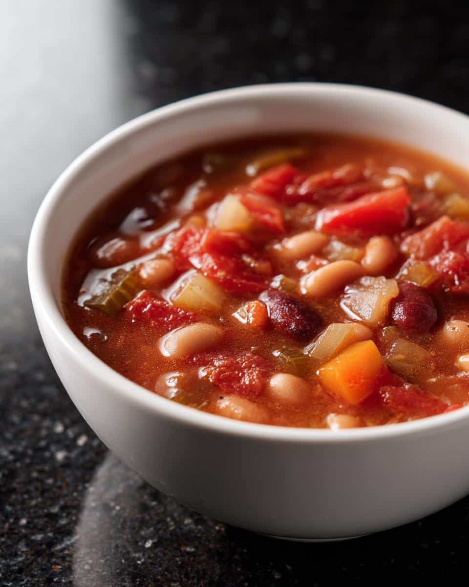 Vegan Bean Soup with Clean Ingredients - detail 1