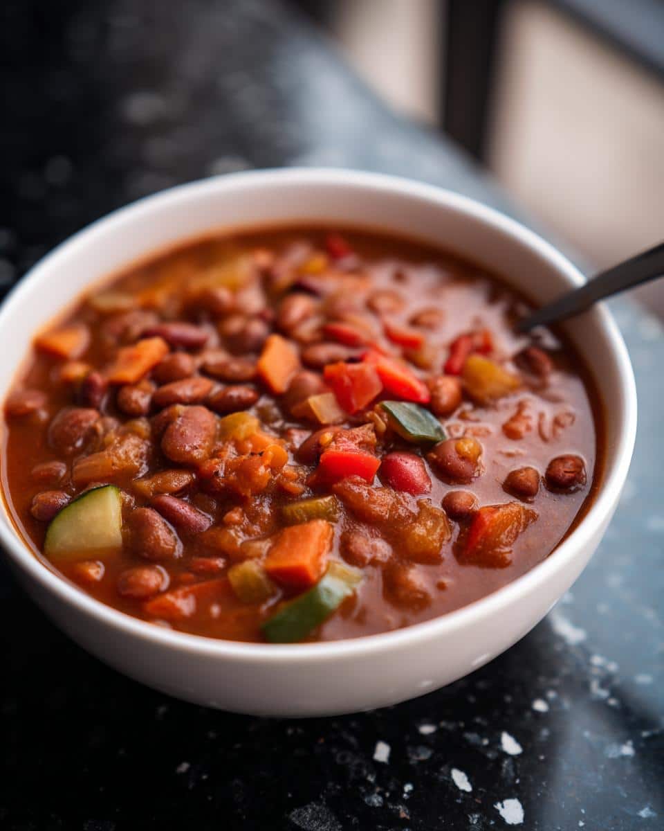 Vegan Bean Soup with Clean Ingredients - detail 4