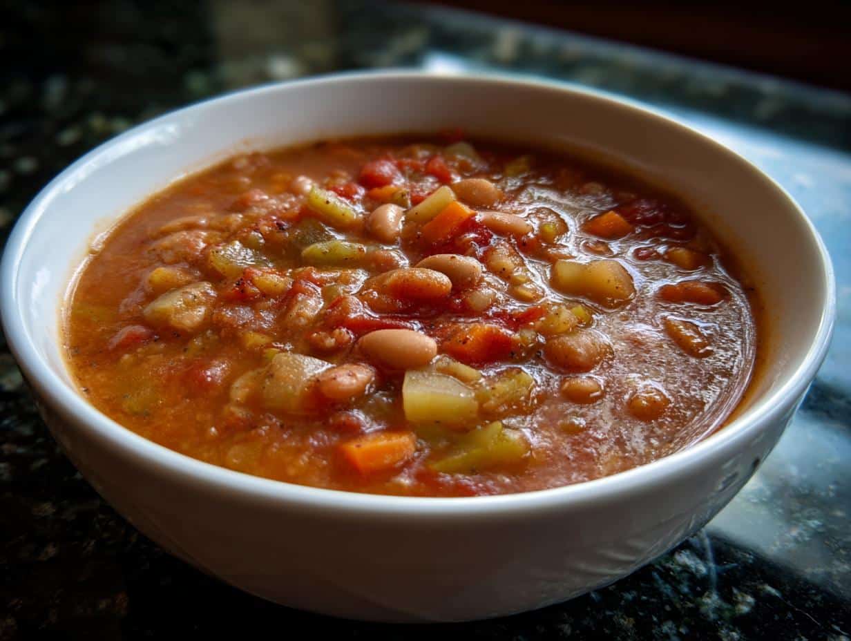 Vegan Bean Soup with Clean Ingredients