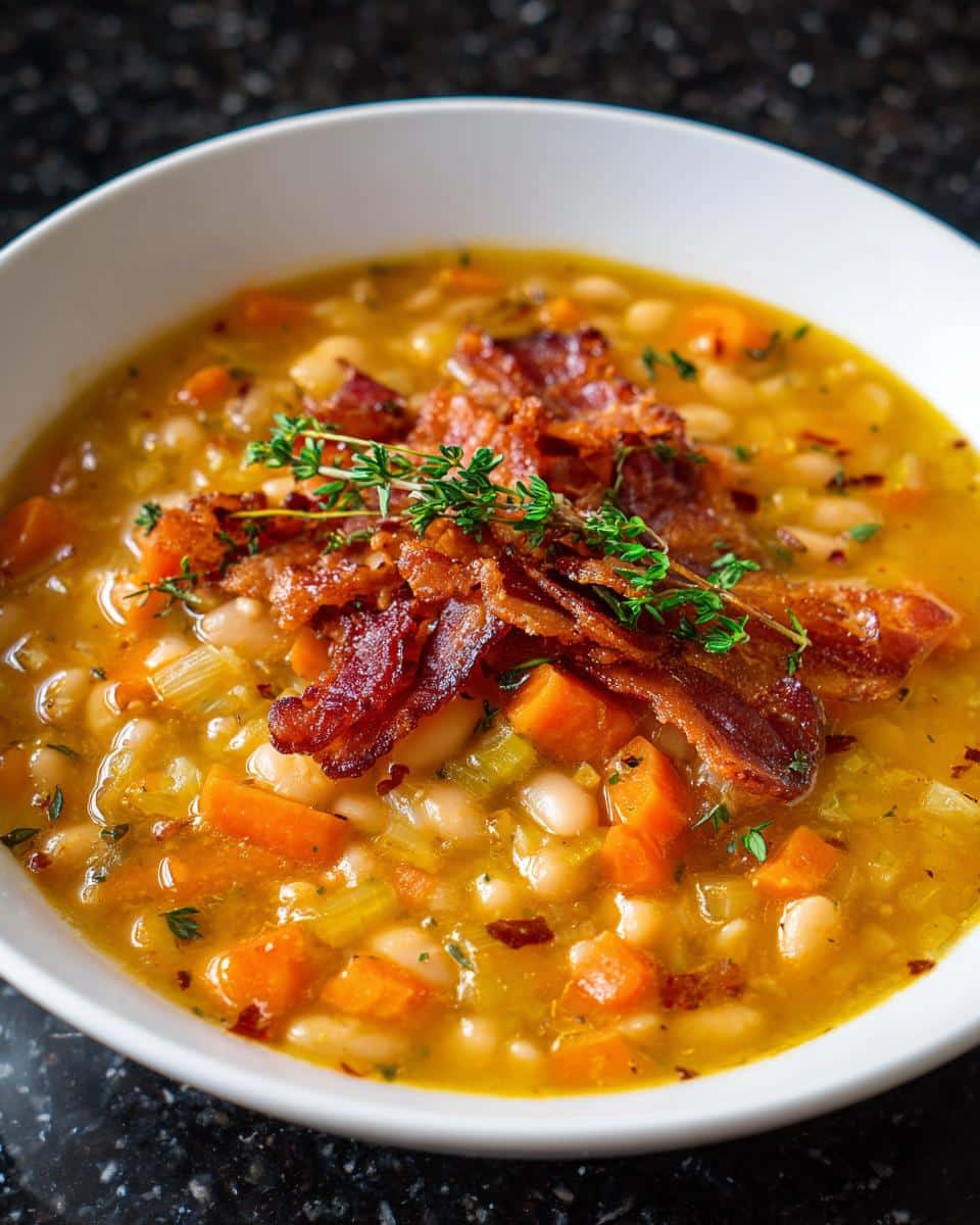 White Bean Soup with Balanced Acidity - detail 1