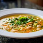 White Bean Soup with Fresh Herb Aroma